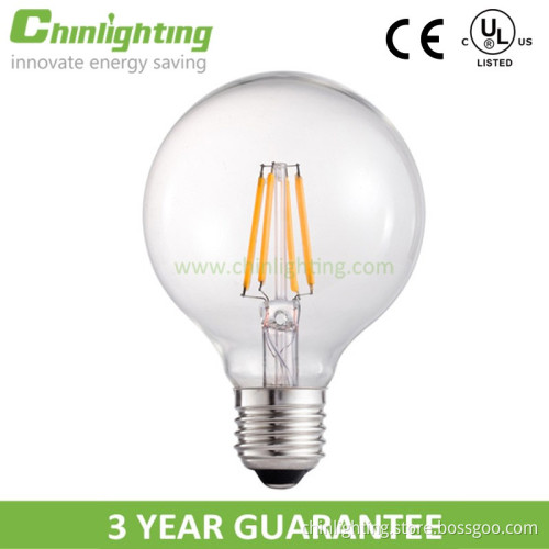 Edison style led filament bulb dimmable g95 e27